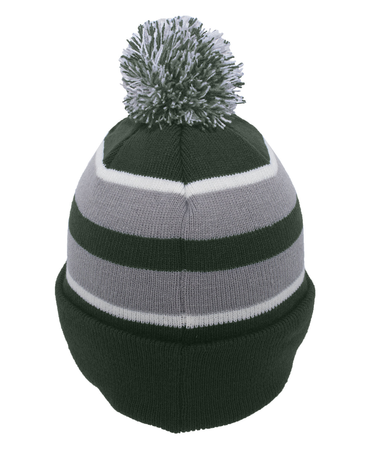 Pacific Headwear Knit Fold-Over Pom-Pom Beanie 641K