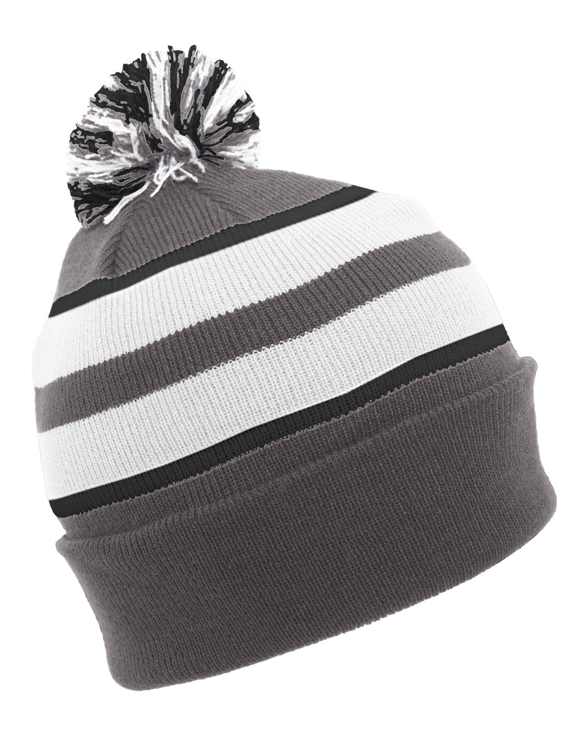 Pacific Headwear Knit Fold-Over Pom-Pom Beanie 641K