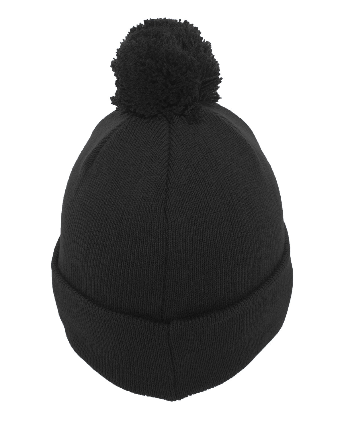 Pacific Headwear Knit Fold-Over Pom-Pom Beanie 641K