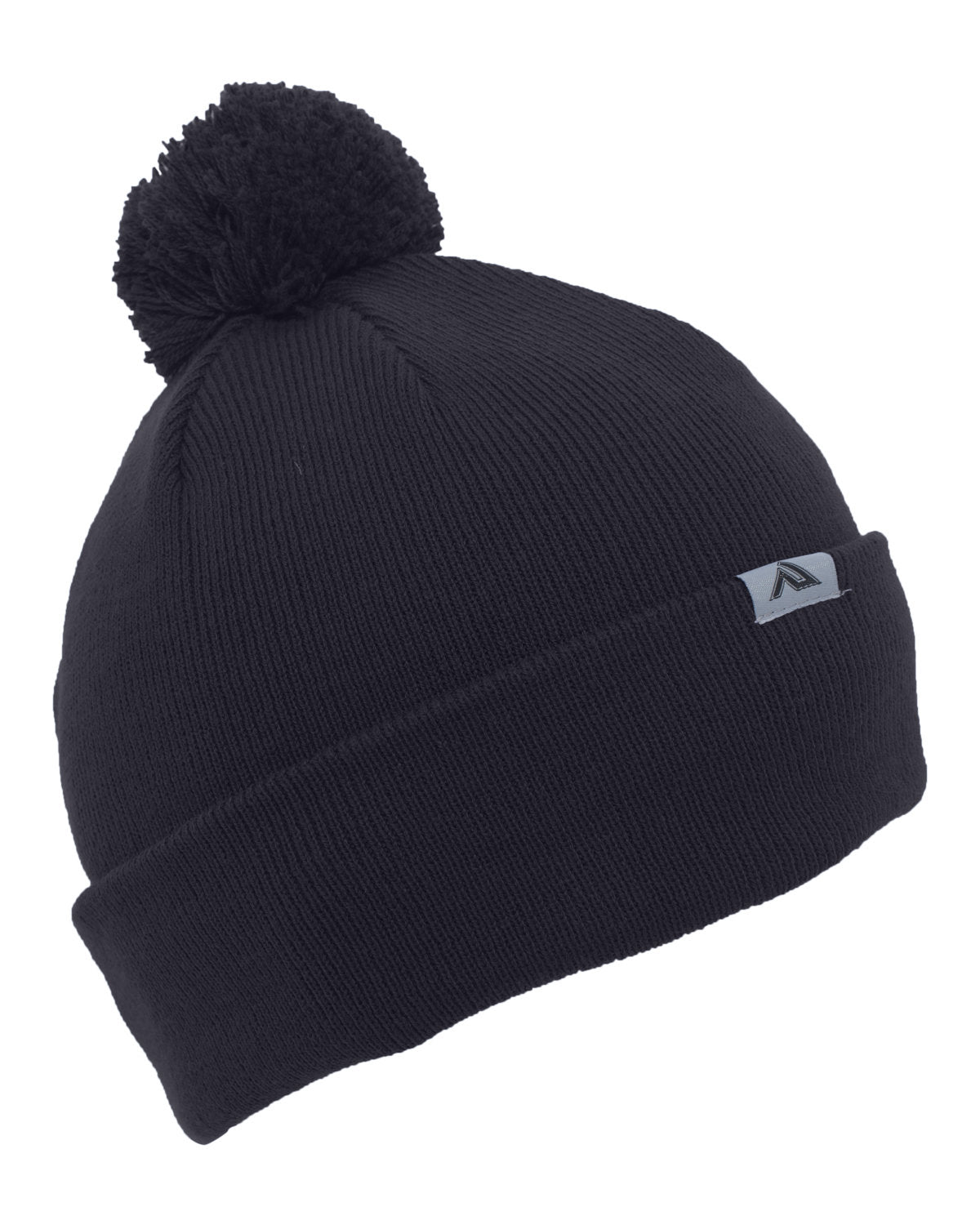 Pacific Headwear Knit Fold-Over Pom-Pom Beanie 641K