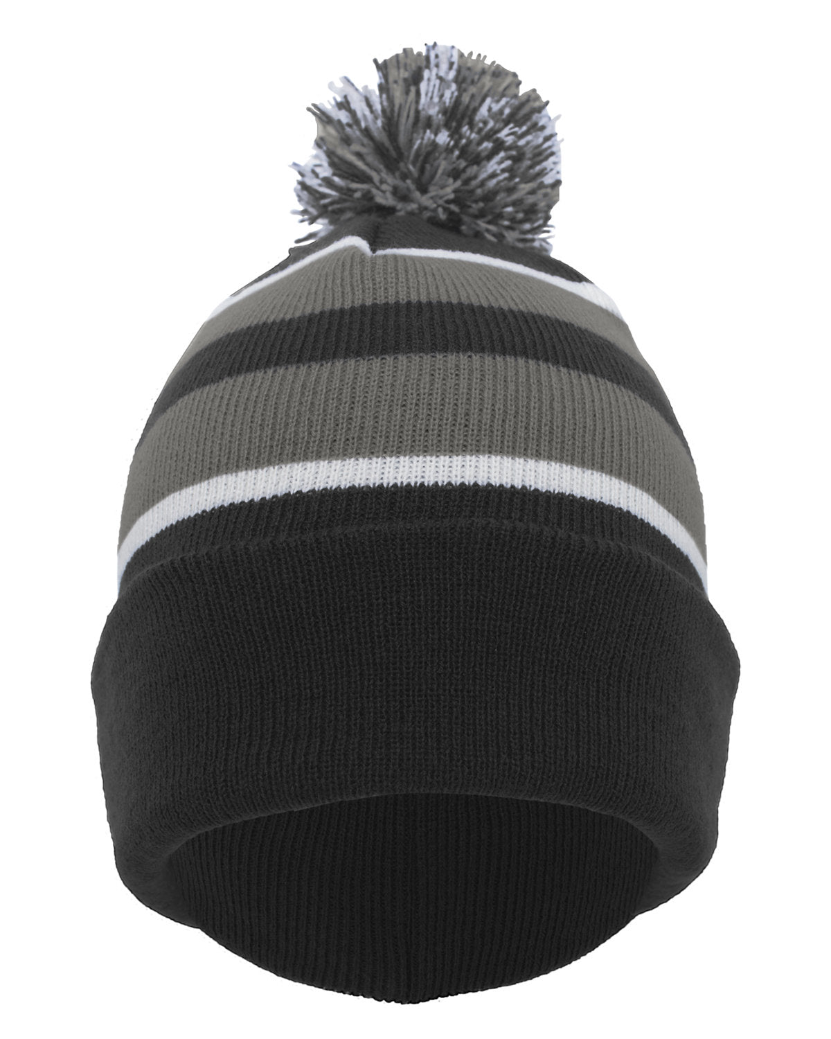 Pacific Headwear Knit Fold-Over Pom-Pom Beanie 641K