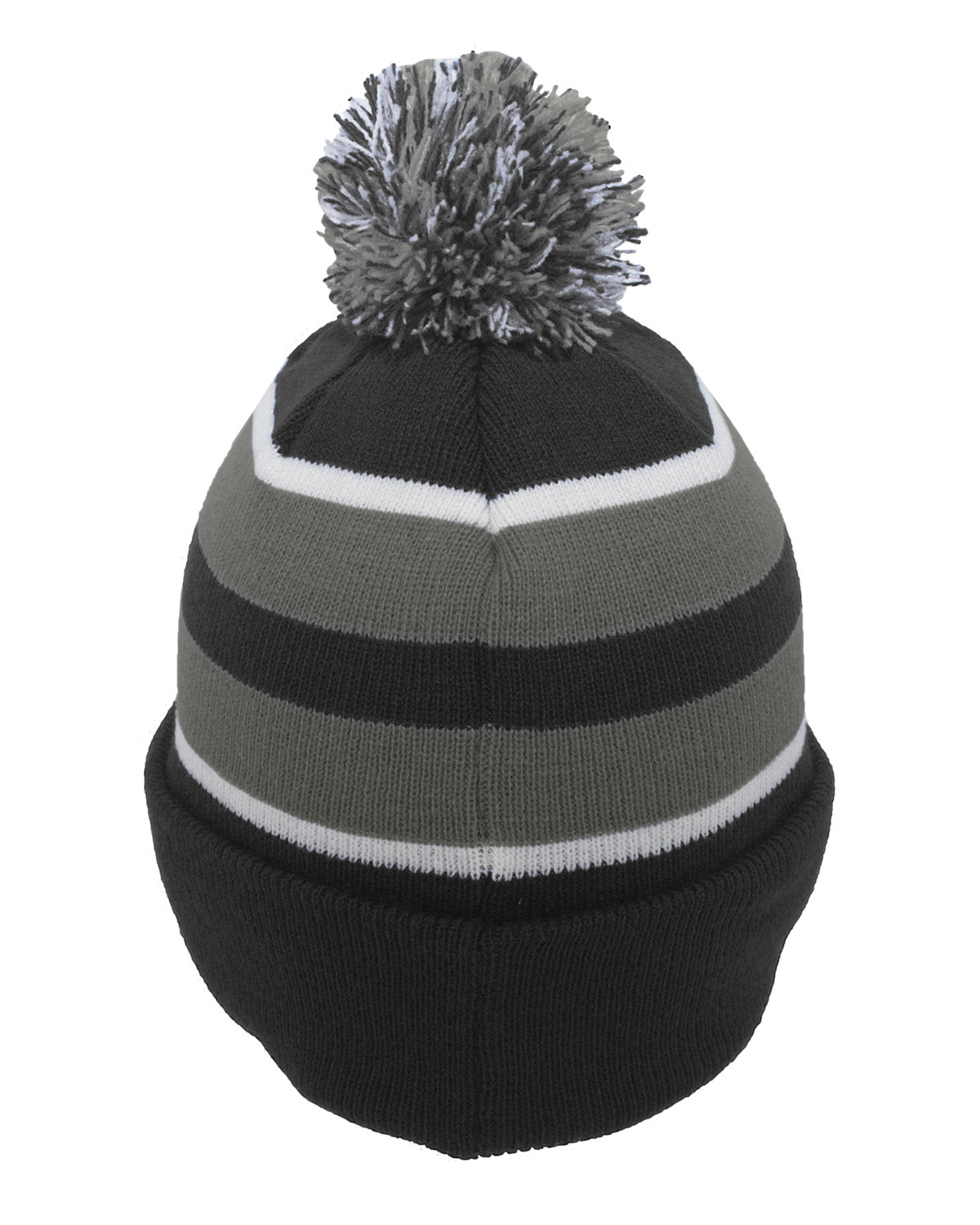 Pacific Headwear Knit Fold-Over Pom-Pom Beanie 641K