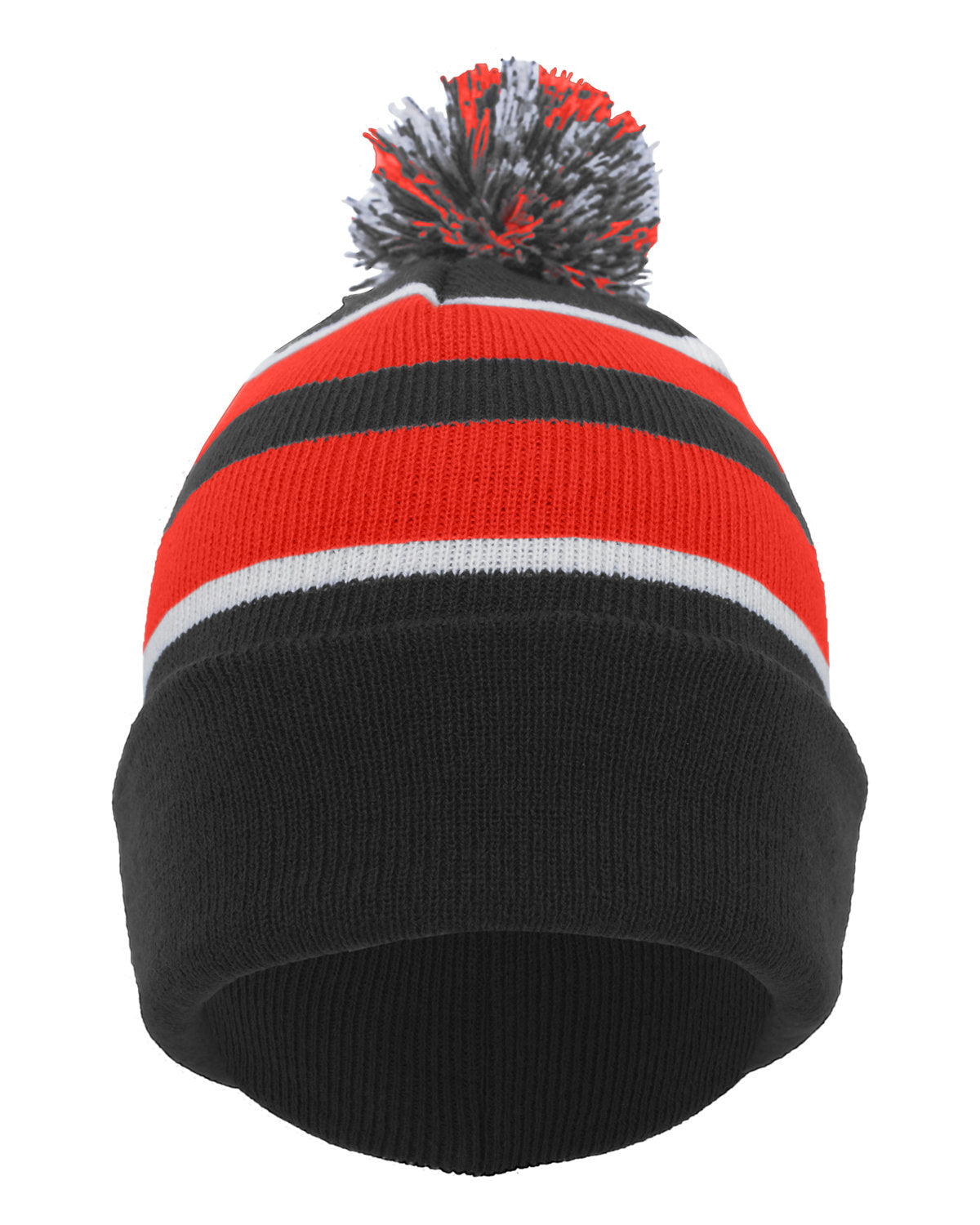 Pacific Headwear Knit Fold-Over Pom-Pom Beanie 641K