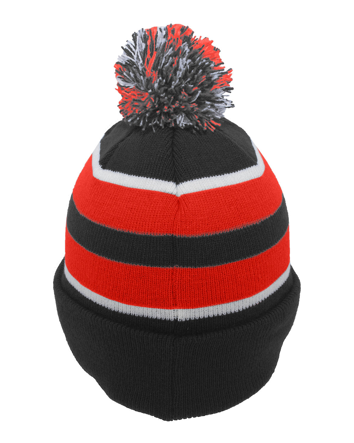 Pacific Headwear Knit Fold-Over Pom-Pom Beanie 641K