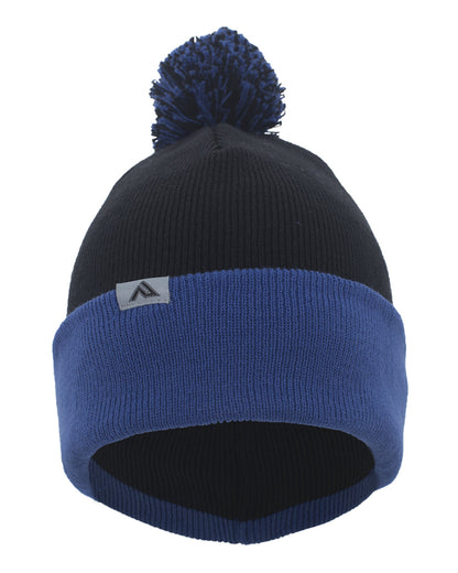 Pacific Headwear Knit Fold-Over Pom-Pom Beanie 641K