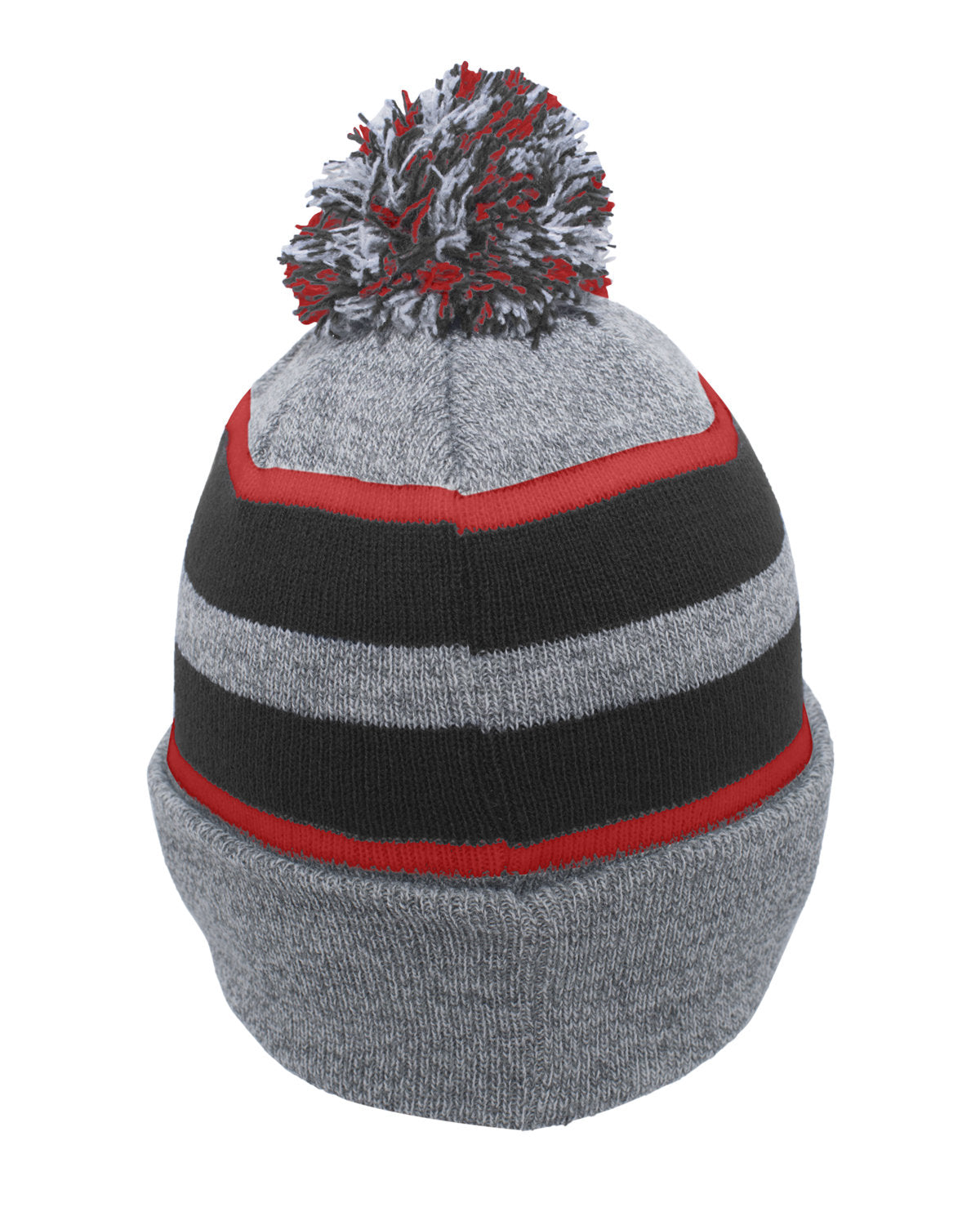 Pacific Headwear Knit Fold-Over Pom-Pom Beanie 641K