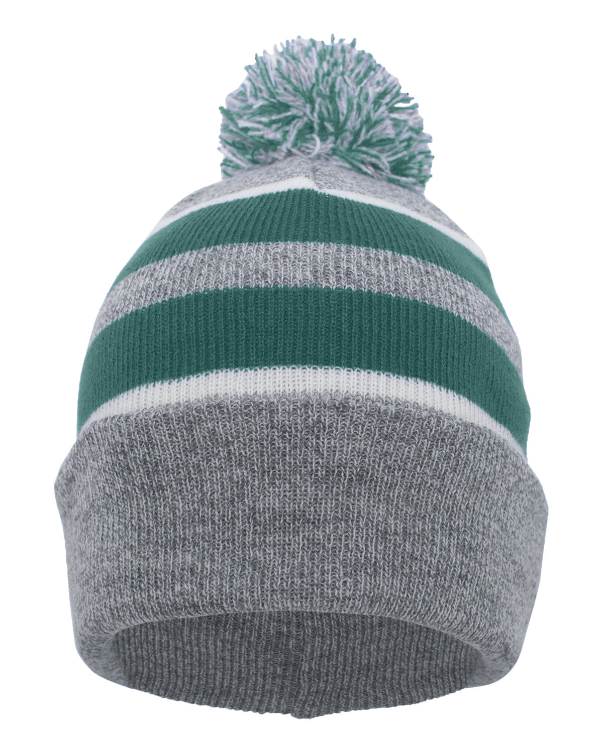 Pacific Headwear Knit Fold-Over Pom-Pom Beanie 641K