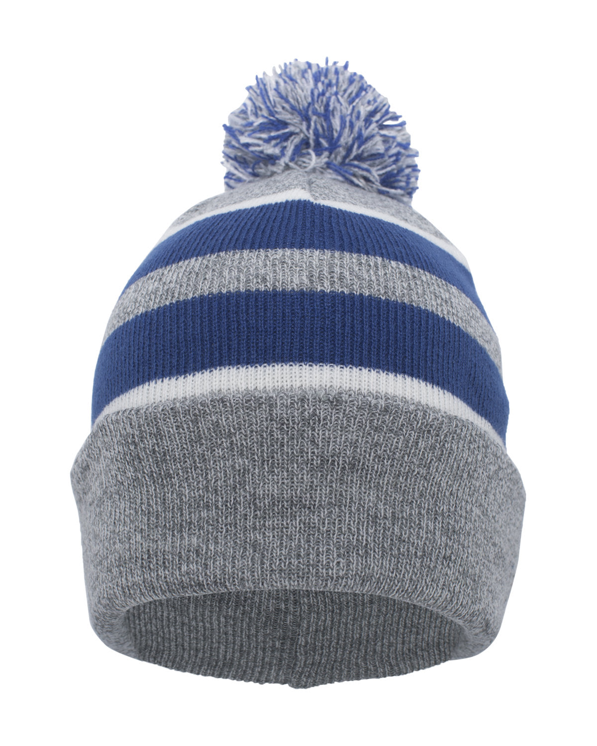 Pacific Headwear Knit Fold-Over Pom-Pom Beanie 641K