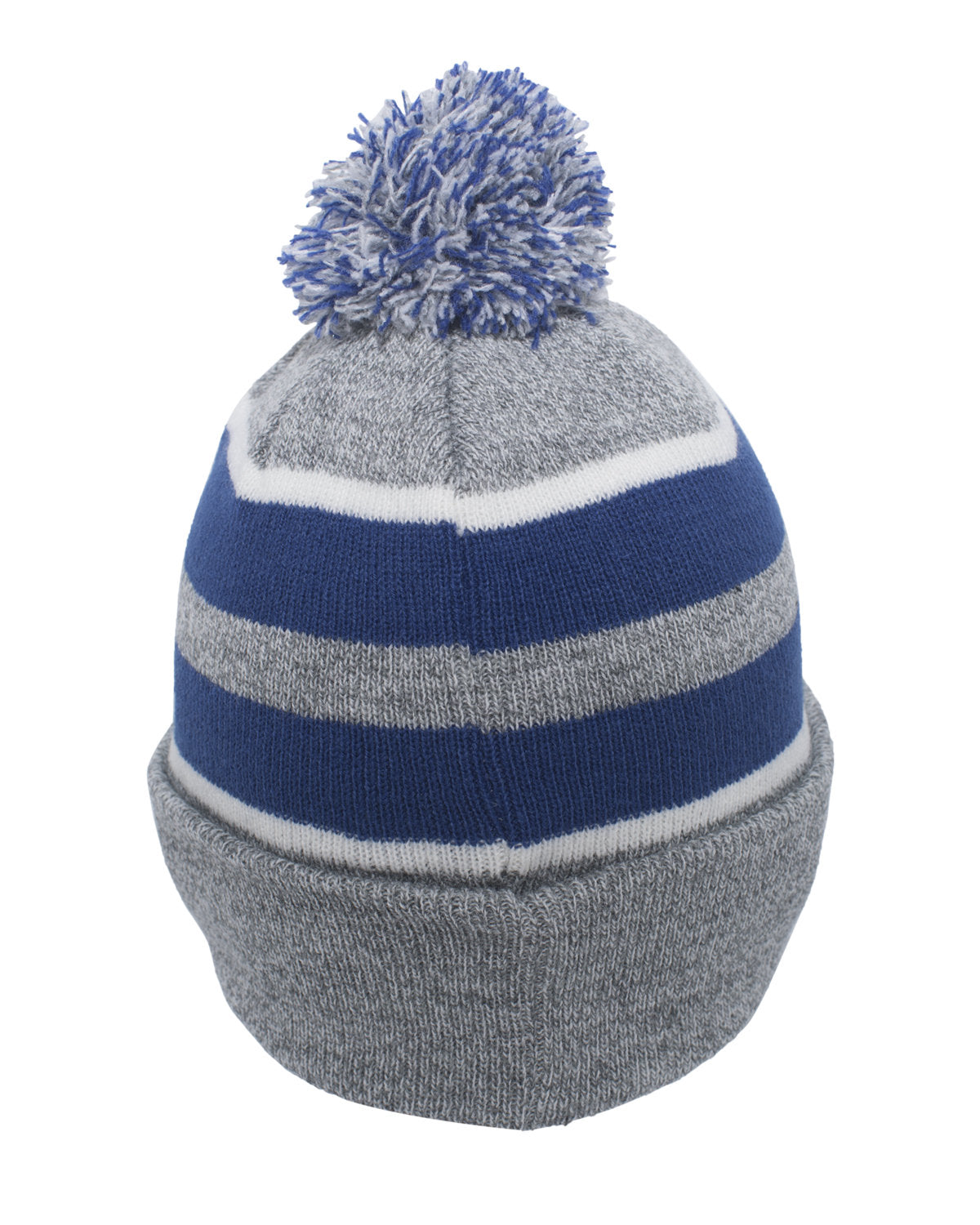 Pacific Headwear Knit Fold-Over Pom-Pom Beanie 641K