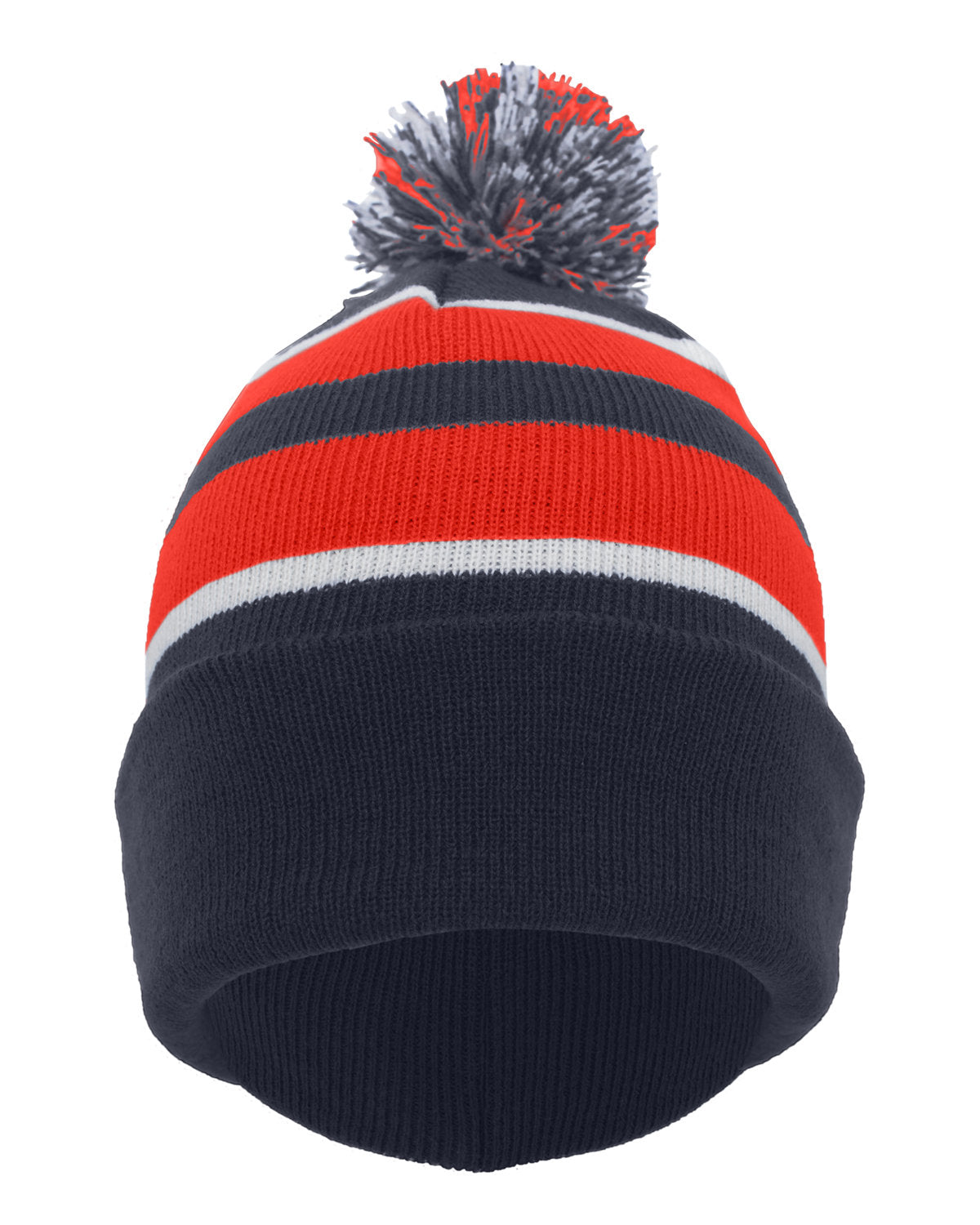 Pacific Headwear Knit Fold-Over Pom-Pom Beanie 641K