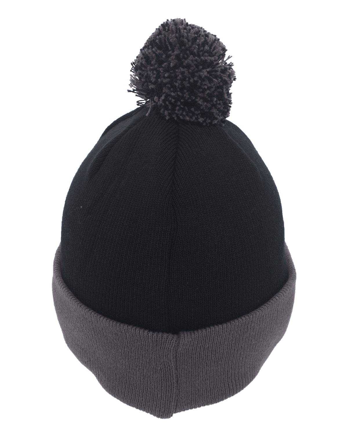 Pacific Headwear Knit Fold-Over Pom-Pom Beanie 641K