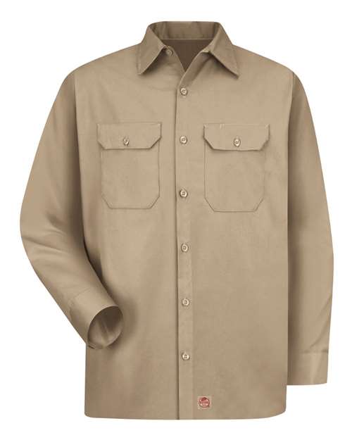 Red Kap Men's Tall Utility Long Sleeve Work Shirt ST52T