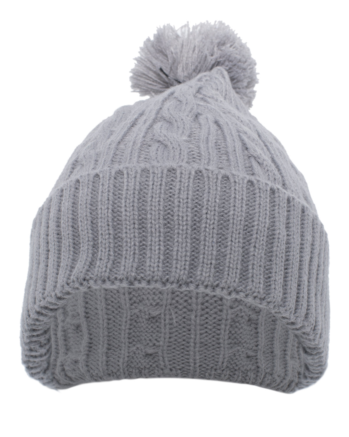 Pacific Headwear Cable Knit Pom-Pom Beanie 643K