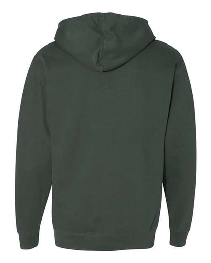 Independent Trading Co. Midweight Hooded Sweatshirt SS4500 Alpine Green Custom Embroidered Business Logo
