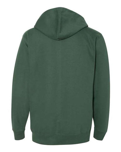Independent Trading Co. Midweight Hooded Sweatshirt SS4500 White Custom Embroidered Business Logo