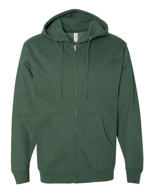 Independent Trading Co. Midweight Hooded Sweatshirt SS4500 White Custom Embroidered Business Logo