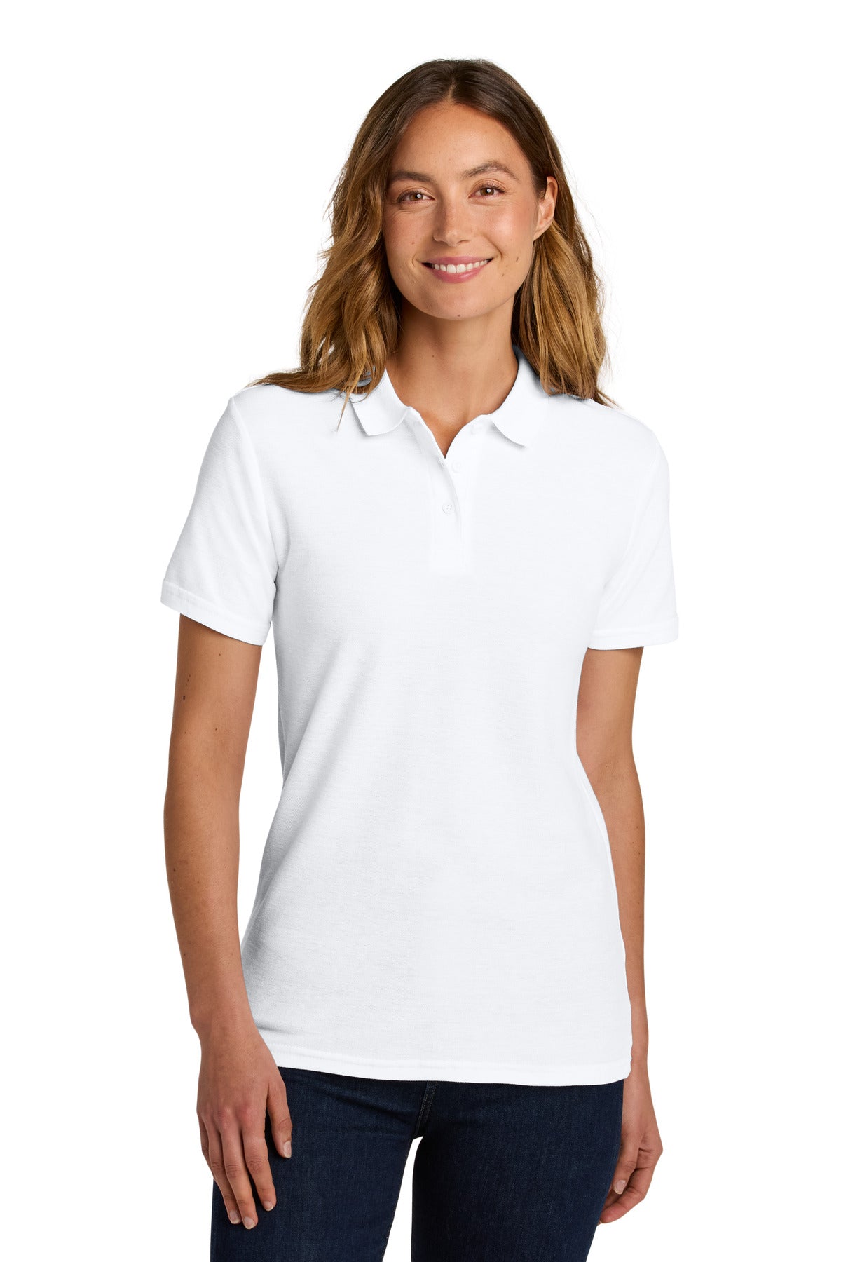 Gildan Softstyle   Women's Pique Polo 64800L