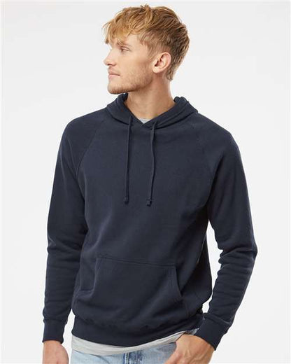 Custom Embroidered  Independent Trading Co. Special Blend Raglan Hooded Sweatshirt PRM33SBP Classic Navy