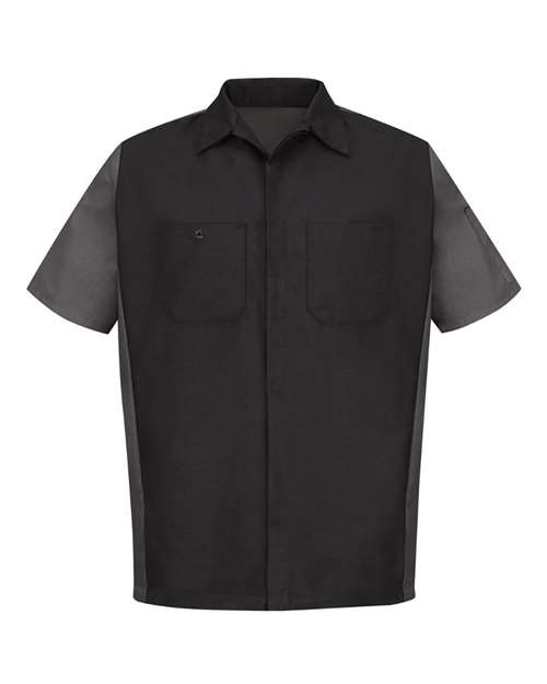 Red Kap Men's Tall Short Sleeve Automotive Crew Shirt SY20T