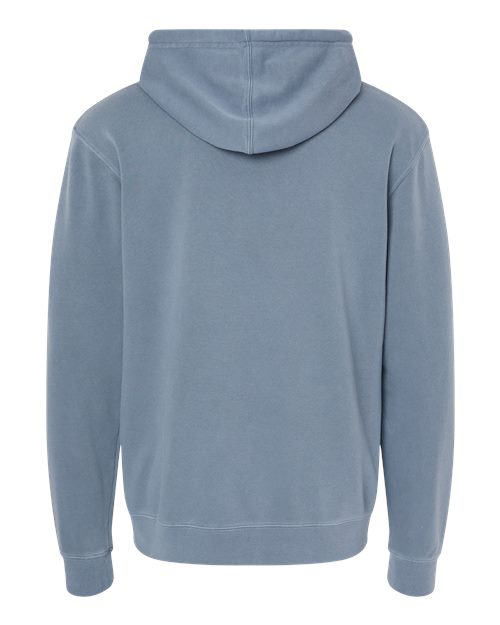 Independent Trading Co. Midweight Pigment-Dyed Hooded Sweatshirt PRM4500 Pigment Sandstone Custom Embroidered Business Logo