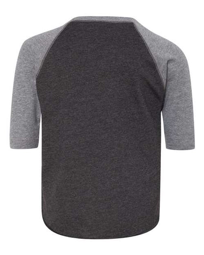 Rabbit Skins Toddler Baseball Fine Jersey Three-Quarter Sleeve Tee 3330