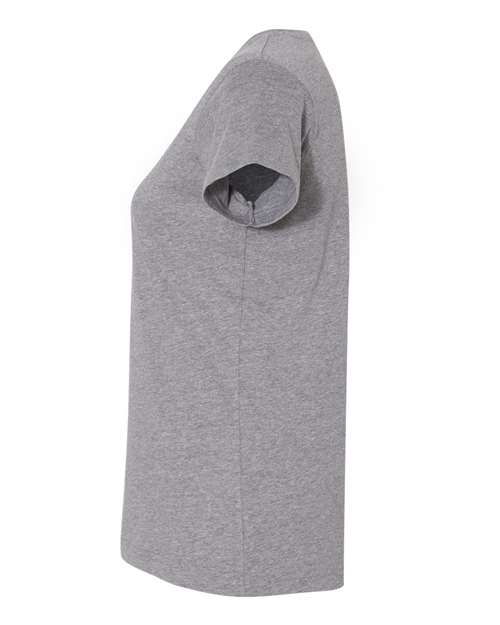 LAT Women's Fine Jersey Tee 3516 Granite Heather
