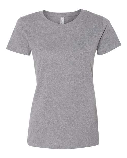 LAT Women's Fine Jersey Tee 3516 Granite Heather