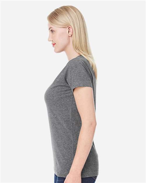 LAT Women's Fine Jersey Tee 3516 Granite Heather