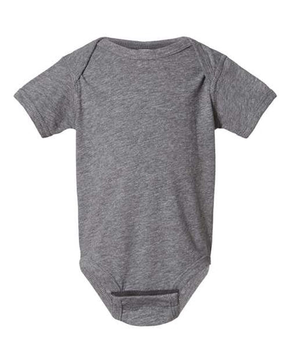 Rabbit Skins Infant Fine Jersey Bodysuit 4424 Granite Heather