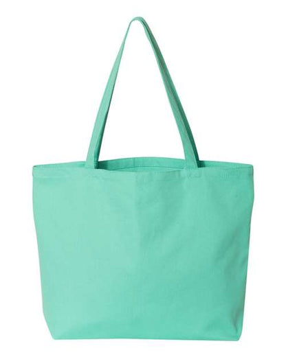 Liberty Bags Seaside Pigment-Dyed Large Tote 8507 Custom Embroidered Business Logo