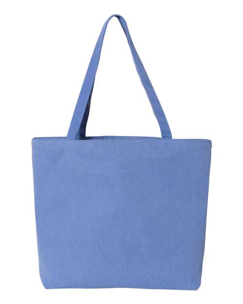 Liberty Bags Seaside Pigment-Dyed Large Tote 8507 Custom Embroidered Business Logo