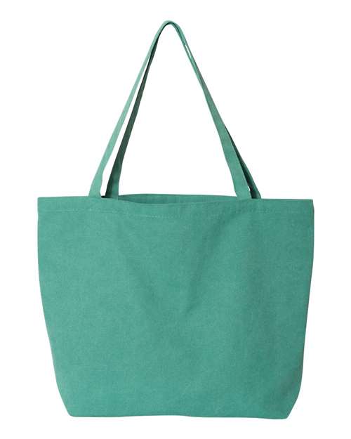 Liberty Bags Seaside Pigment-Dyed Large Tote 8507 Custom Embroidered Business Logo