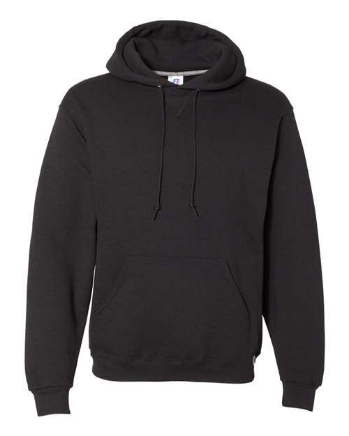 Russell Athletic Dri Power® Hooded Sweatshirt 695HBM Black Custom Embroidered Business Logo