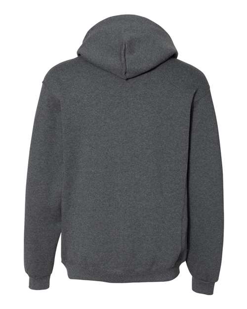 Russell Athletic Dri Power® Hooded Sweatshirt 695HBM Black Heather Custom Embroidered Business Logo