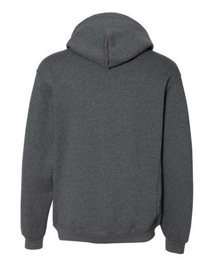 Russell Athletic Dri Power® Hooded Sweatshirt 695HBM Black Heather Custom Embroidered Business Logo