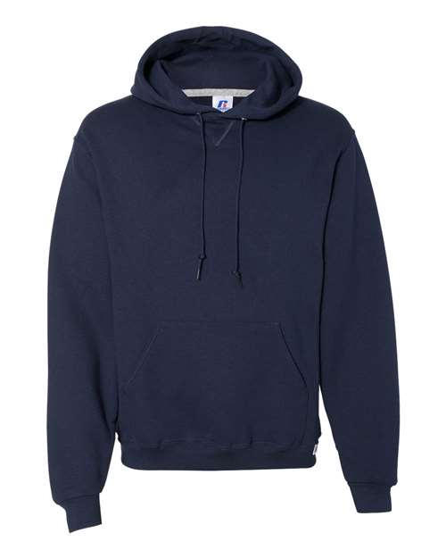 Russell Athletic Dri Power® Hooded Sweatshirt 695HBM Navy Custom Embroidered Business Logo