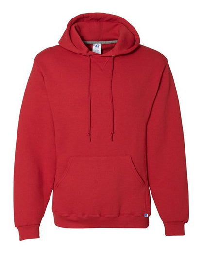 Russell Athletic Dri Power® Hooded Sweatshirt 695HBM True Red Custom Embroidered Business Logo
