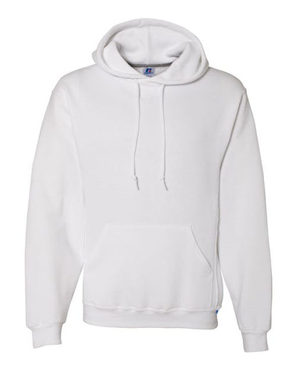 Russell Athletic Dri Power® Hooded Sweatshirt 695HBM Vintage White Custom Embroidered Business Logo