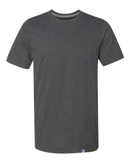 Russell Athletic Dri Power® CVC Performance T-Shirt 64STTM Black Custom Embroidered Business Logo