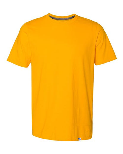 Russell Athletic Dri Power® CVC Performance T-Shirt 64STTM Dark Green Custom Embroidered Business Logo
