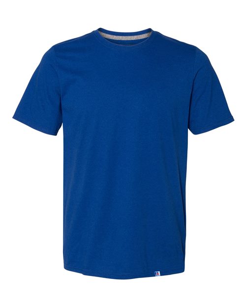 Russell Athletic Dri Power® CVC Performance T-Shirt 64STTM Purple Custom Embroidered Business Logo