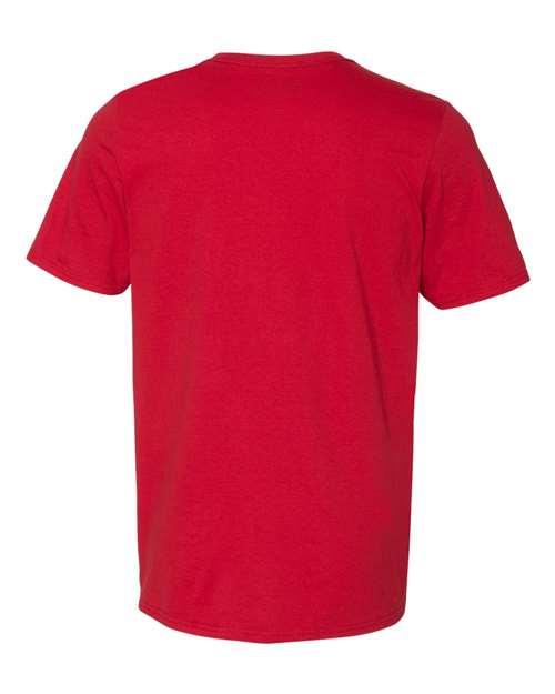 Russell Athletic Dri Power® CVC Performance T-Shirt 64STTM True Red Custom Embroidered Business Logo