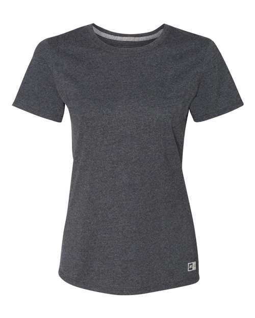 Russell Athletic Dri Power® CVC Performance T-Shirt 64STTM White Custom Embroidered Business Logo