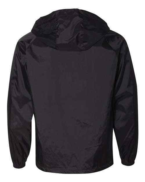 Custom EmbroideredAugusta Sportswear Unisex Hooded Coach's Jacket 6157 Black