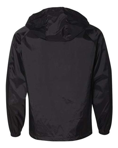 Custom EmbroideredAugusta Sportswear Unisex Hooded Coach's Jacket 6157 Black
