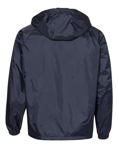 Custom EmbroideredAugusta Sportswear Unisex Hooded Coach's Jacket 6157 Navy