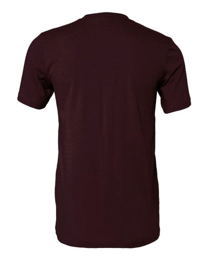BELLA + CANVAS Jersey Tee 3001 Oxblood Black