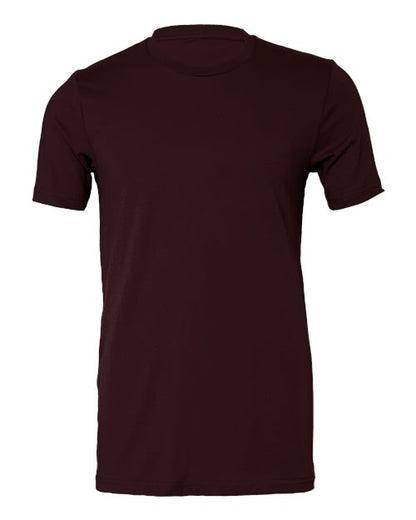 BELLA + CANVAS Jersey Tee 3001 Oxblood Black
