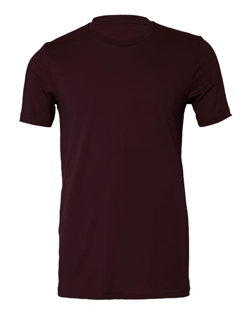 BELLA + CANVAS Jersey Tee 3001 Oxblood Black