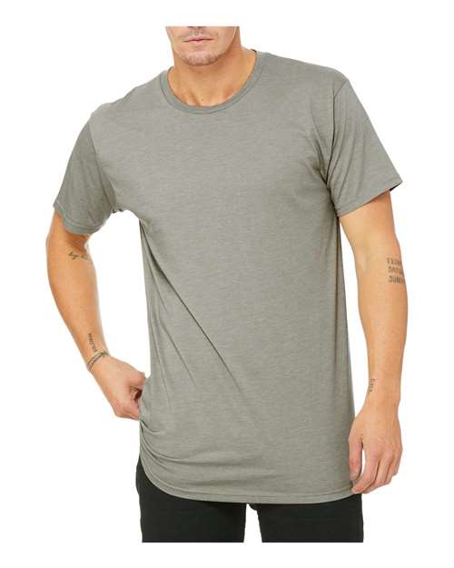 BELLA + CANVAS Long Body Urban Tee 3006 Custom Embroidered Business Logo